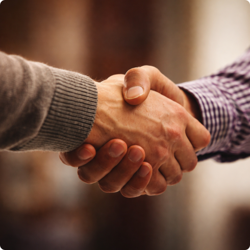 poignée de mains